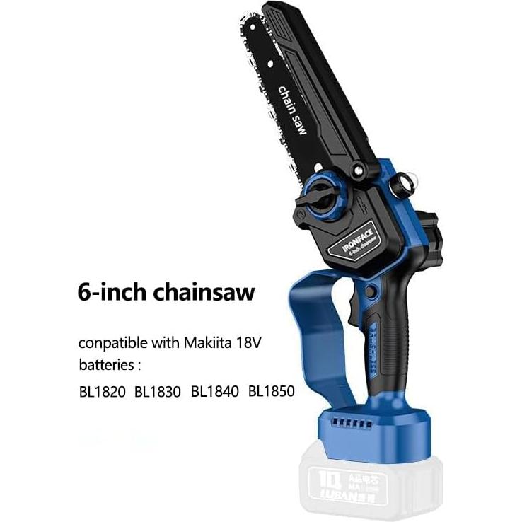 Sierra de Pértiga IRONFACE 2-en-1 con Mini Motosierra 15.24cm