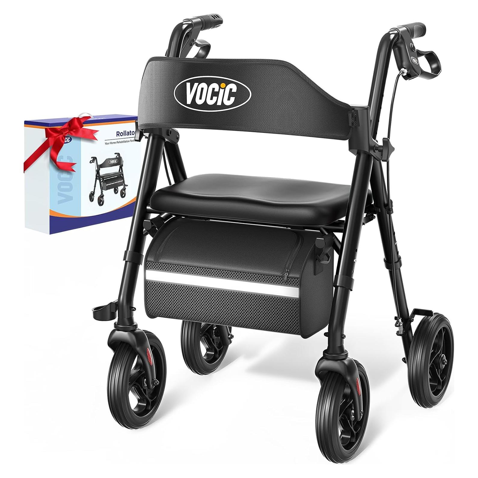Caminador VOCIC Z21 para adultos mayores con asiento 158.8kg