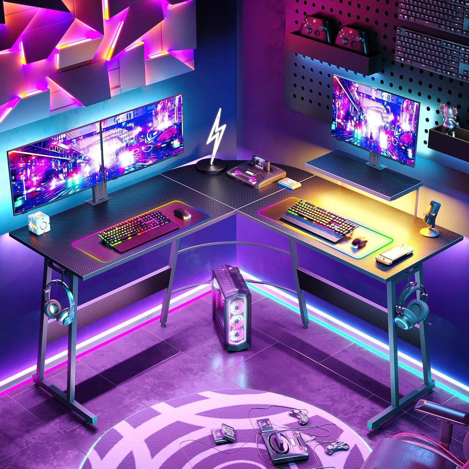 Alfombrilla Gaming RGB FULLPAD 80x30cm Antideslizante