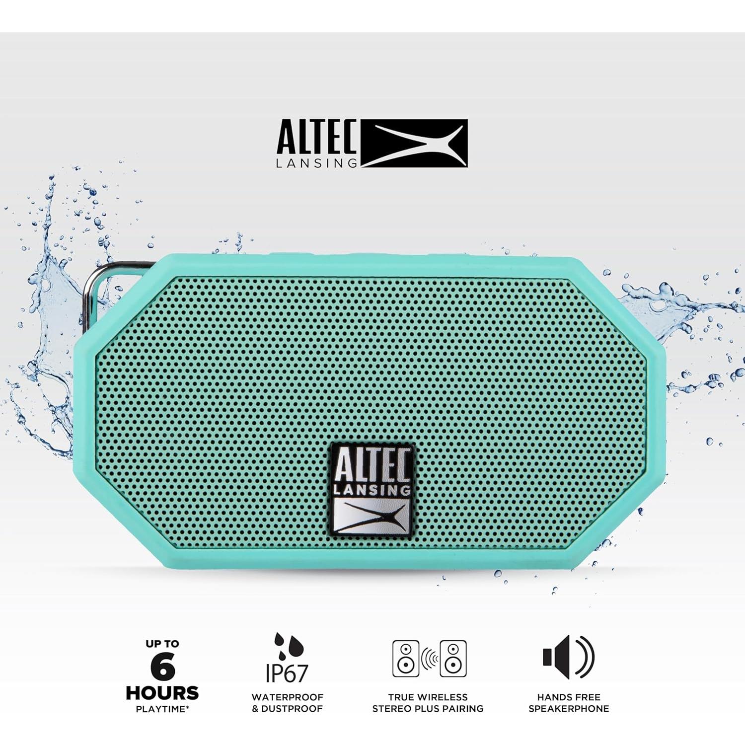 Altavoz Bluetooth Impermeable Altec Lansing Mini H2O Menta