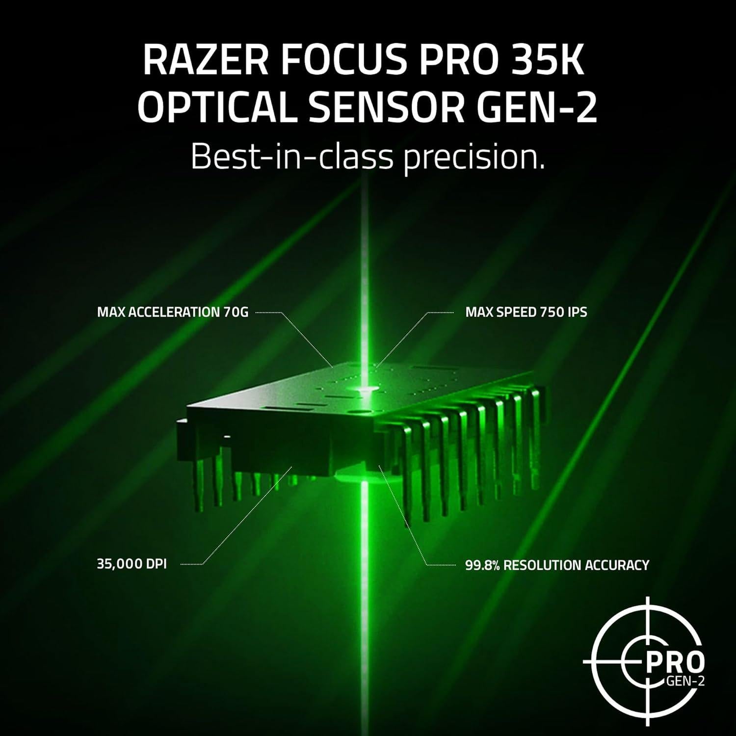 Razer Viper V3 Pro Ratón Inalámbrico 54g 8K Polling 35K DPI