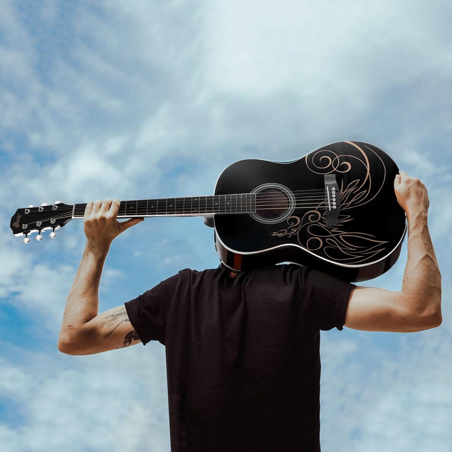 Guitarra Acústica WINZZ AF227A 39" Vínculo Delicado Kit