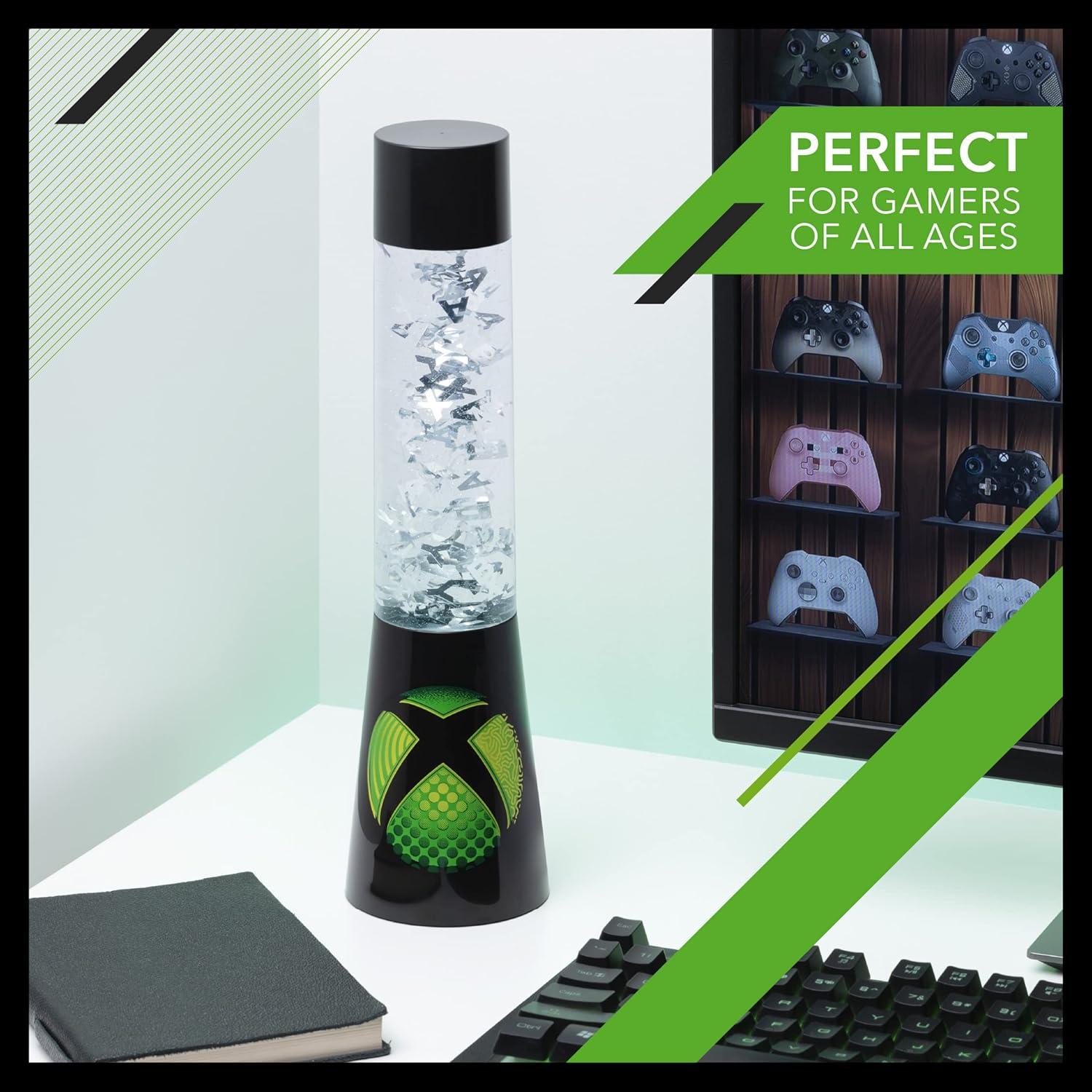 Lámpara de Flujo Paladone Xbox 33 cm Verde LED Inalámbrica