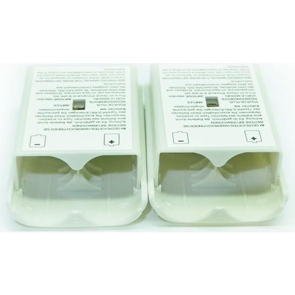 2x Cubierta Batería Blanca XBOX 360 - Reemplazo Perfecto
