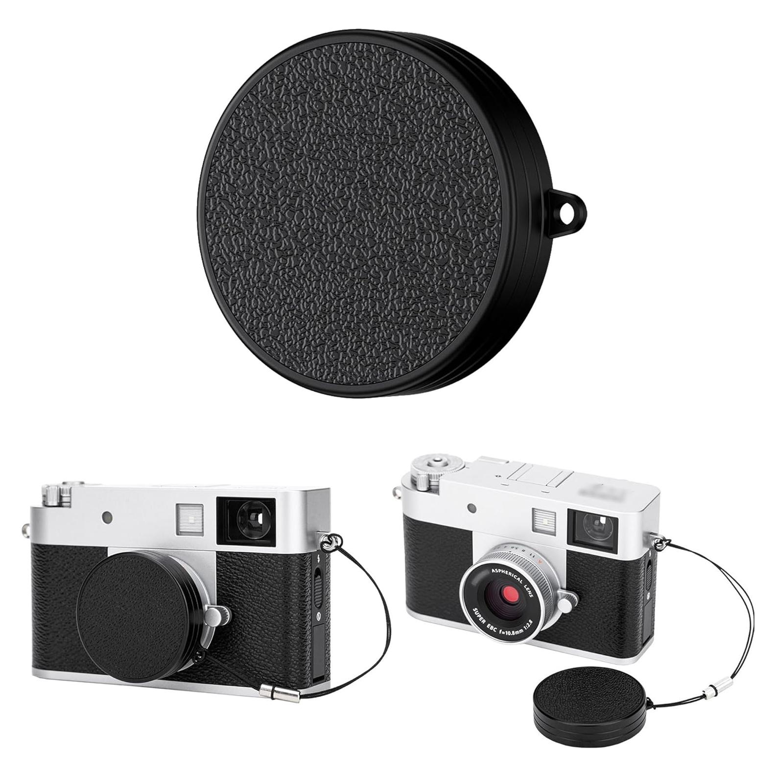 Cubierta de lente JJC para cámara Fujifilm X Half, negra