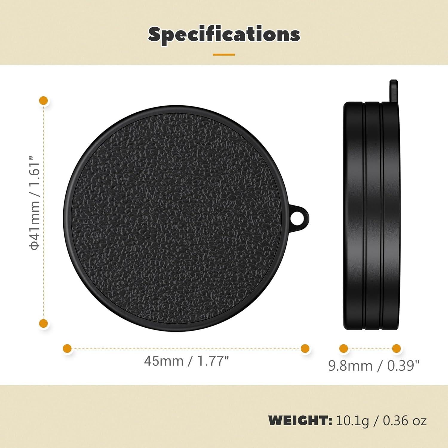 Cubierta de lente JJC para cámara Fujifilm X Half, negra