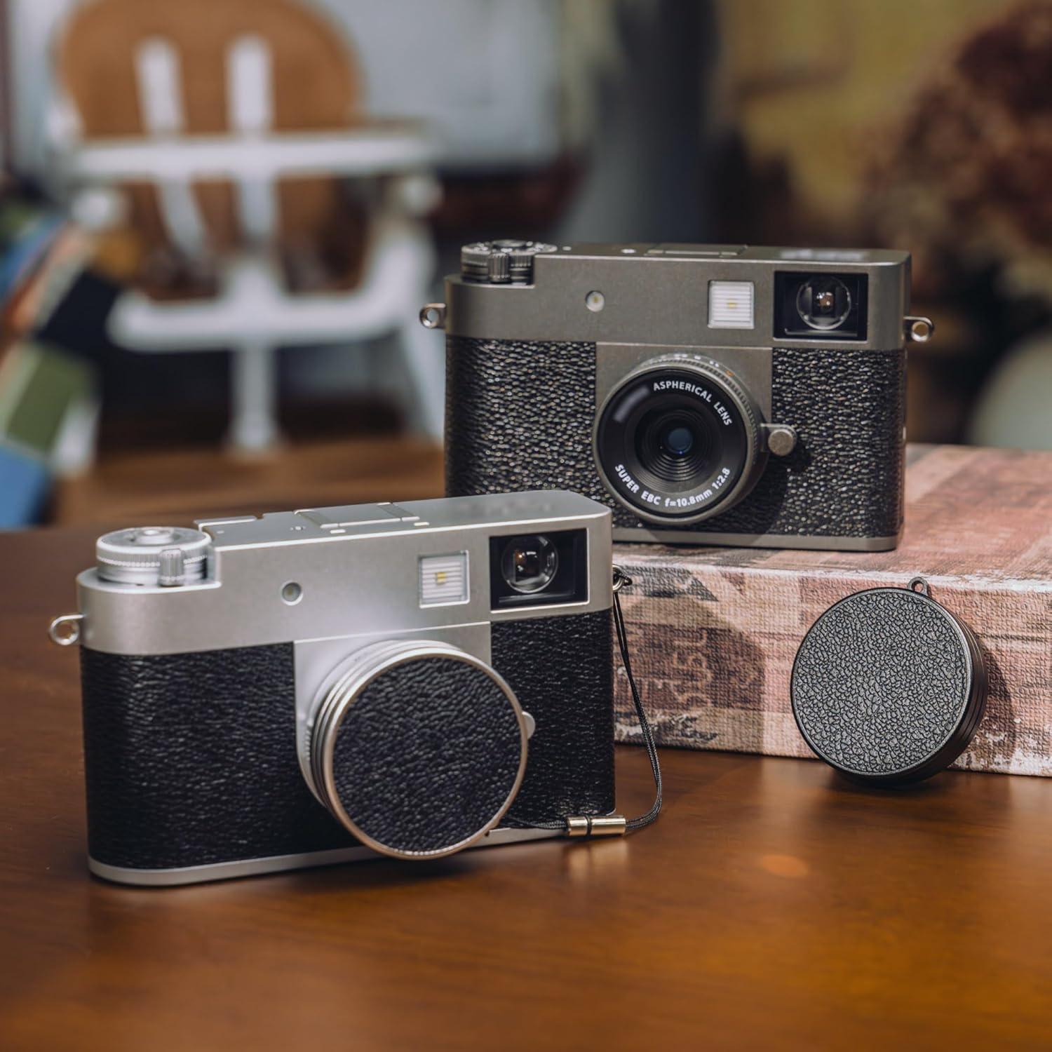 Cubierta de lente JJC para cámara Fujifilm X Half, negra