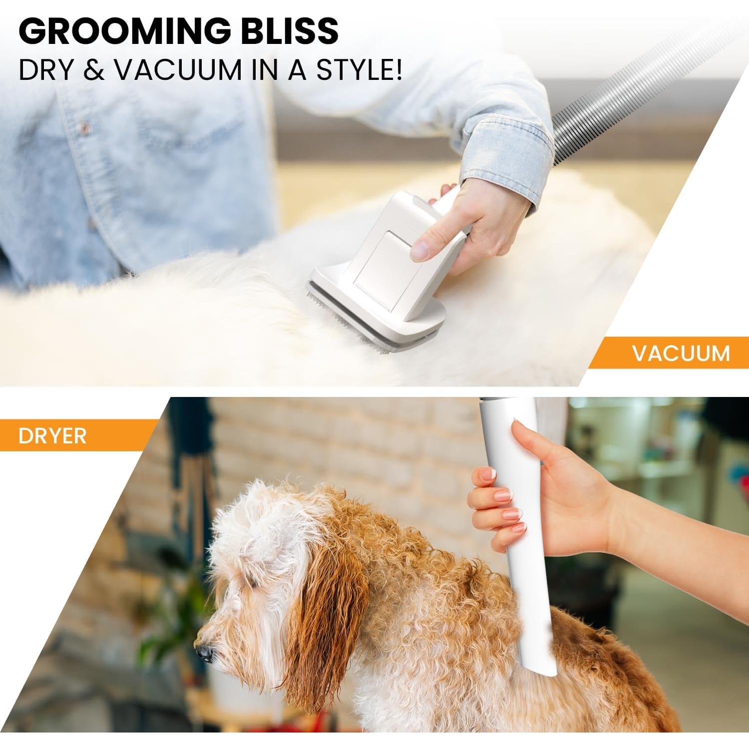 Kit de Aseo 3 en 1 Pet Terra - Secador, Aspiradora y Cortadora