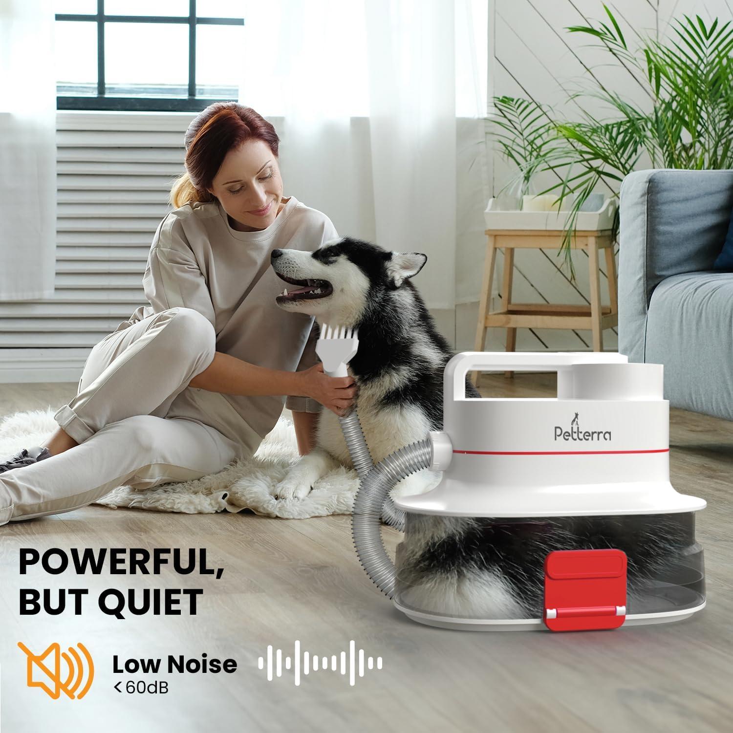 Kit de Aseo 3 en 1 Pet Terra - Secador, Aspiradora y Cortadora