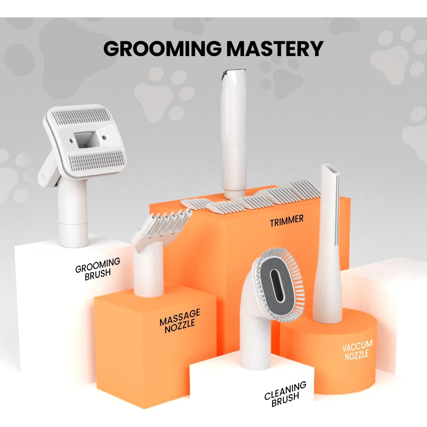 Kit de Aseo 3 en 1 Pet Terra - Secador, Aspiradora y Cortadora