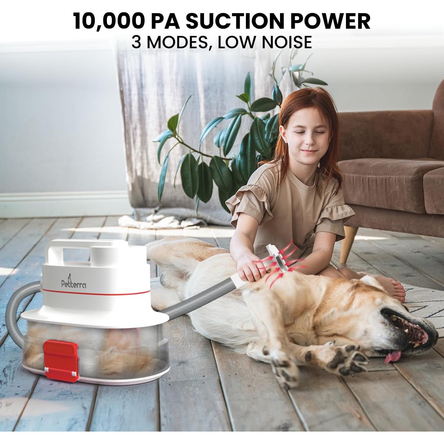 Kit de Aseo 3 en 1 Pet Terra - Secador, Aspiradora y Cortadora