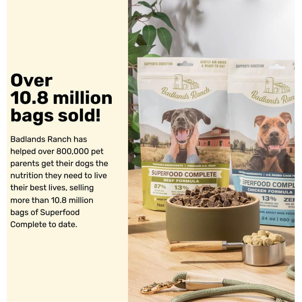 Comida para Perros Adultos Badlands Ranch 680g Superfood Res