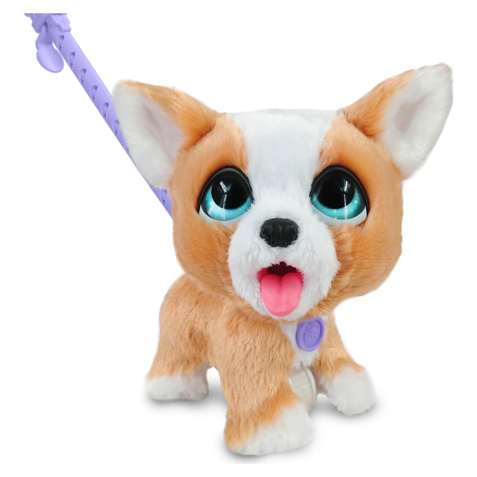 Juguete Interactivo FurReal Poop-A-Lots Corgi 20 cm con Correa