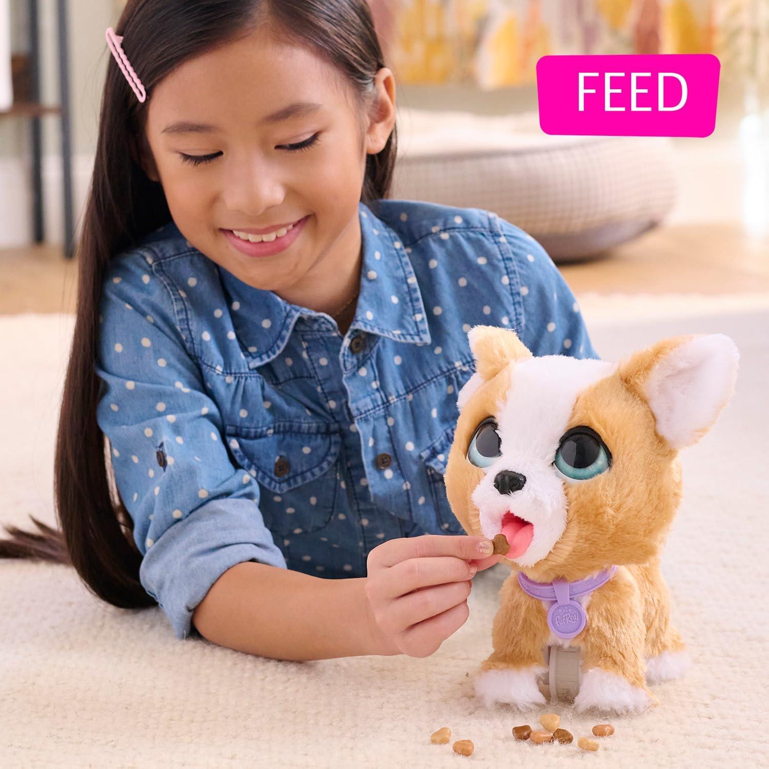 Juguete Interactivo FurReal Poop-A-Lots Corgi 20 cm con Correa