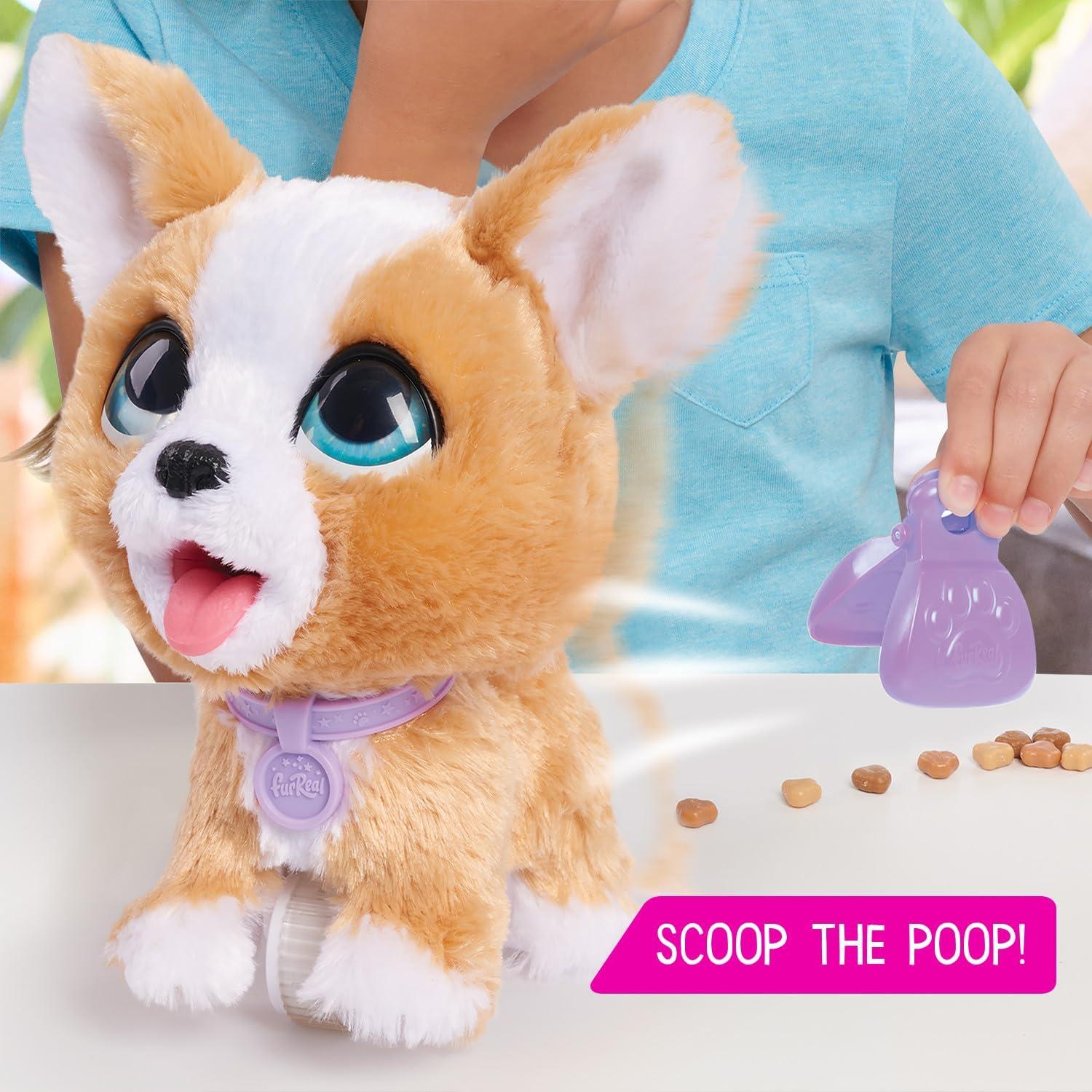 Juguete Interactivo FurReal Poop-A-Lots Corgi 20 cm con Correa