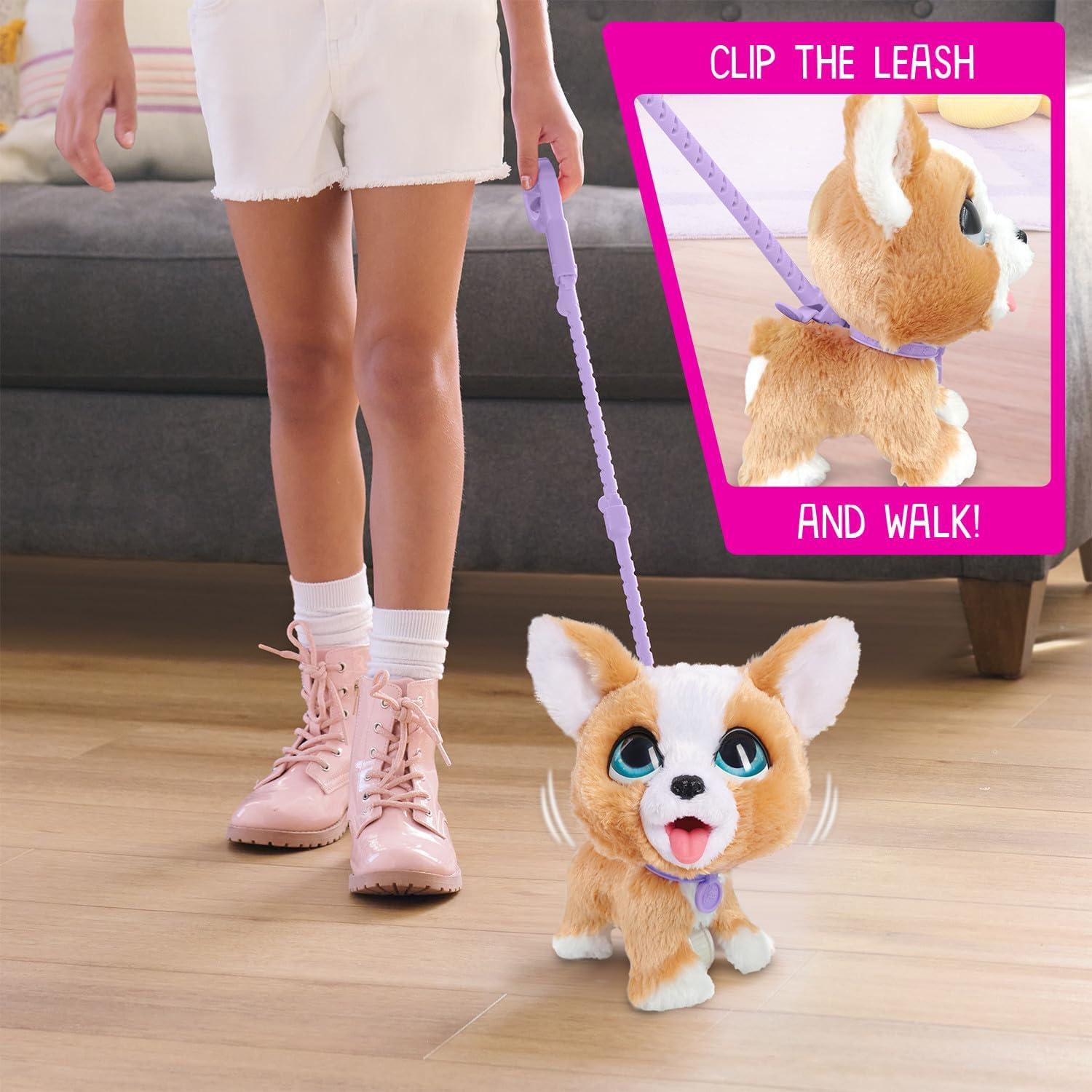 Juguete Interactivo FurReal Poop-A-Lots Corgi 20 cm con Correa