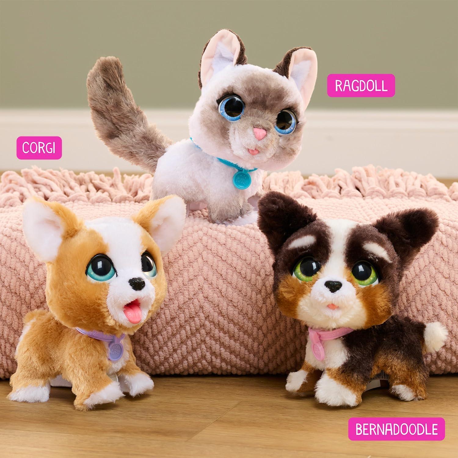 Juguete Interactivo FurReal Poop-A-Lots Corgi 20 cm con Correa