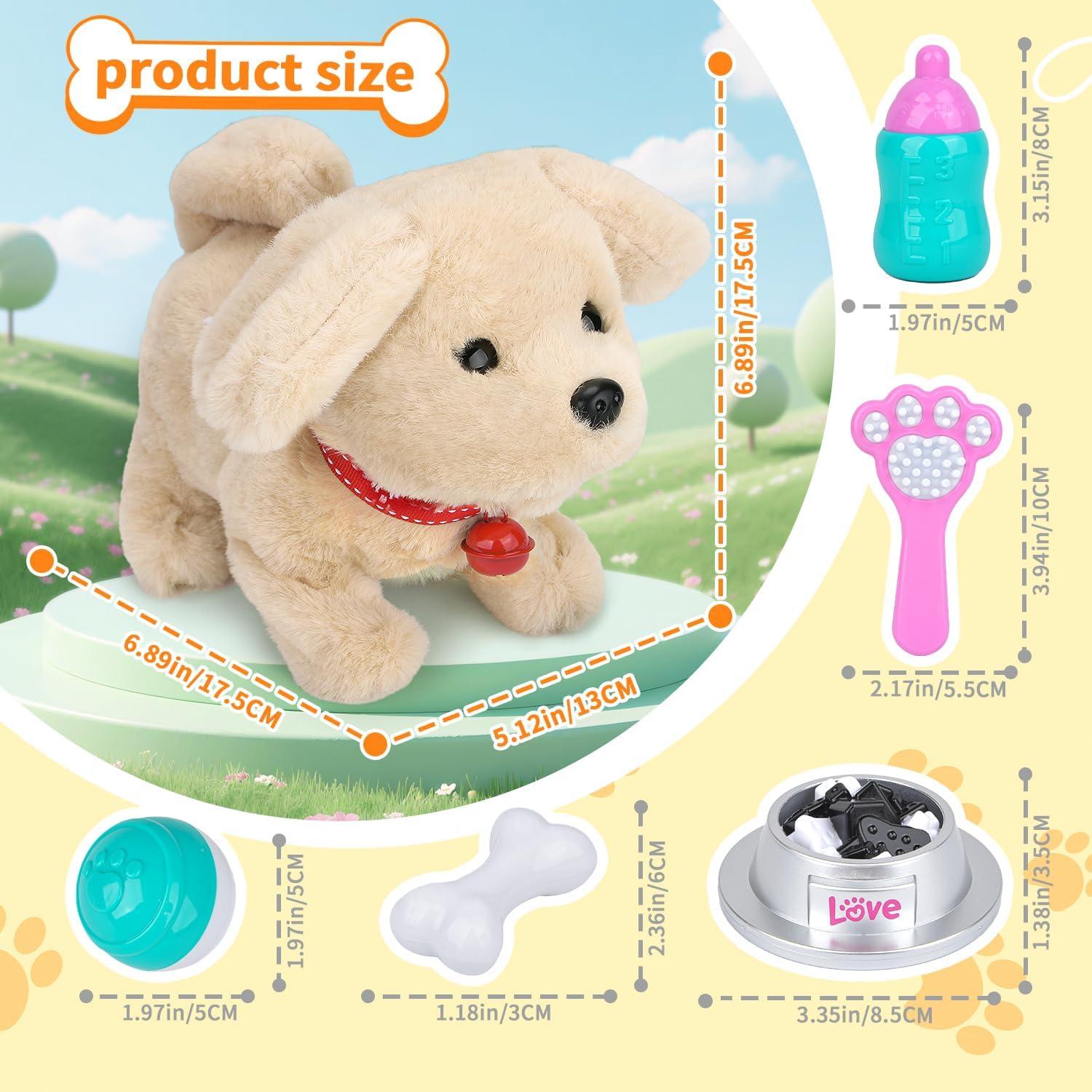 Juguete de Peluche Interactivo Fegalop Golden Retriever 280g