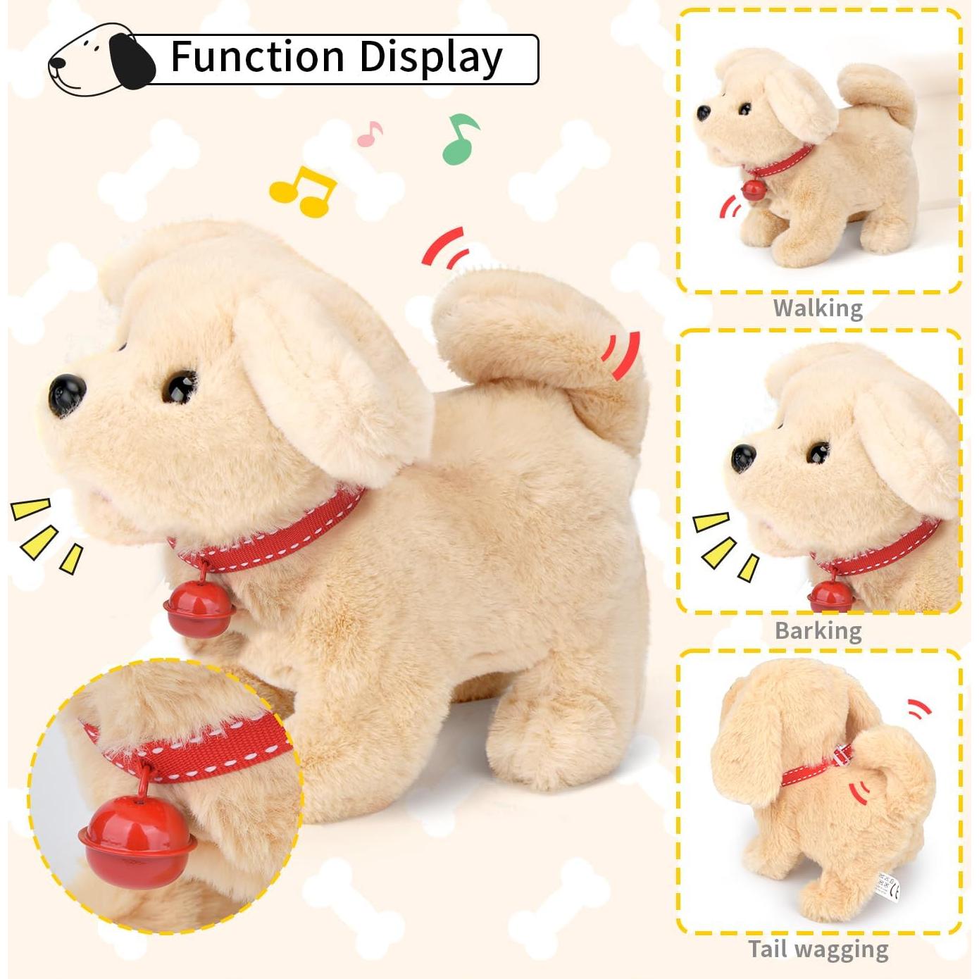 Juguete de Peluche Interactivo Fegalop Golden Retriever 280g