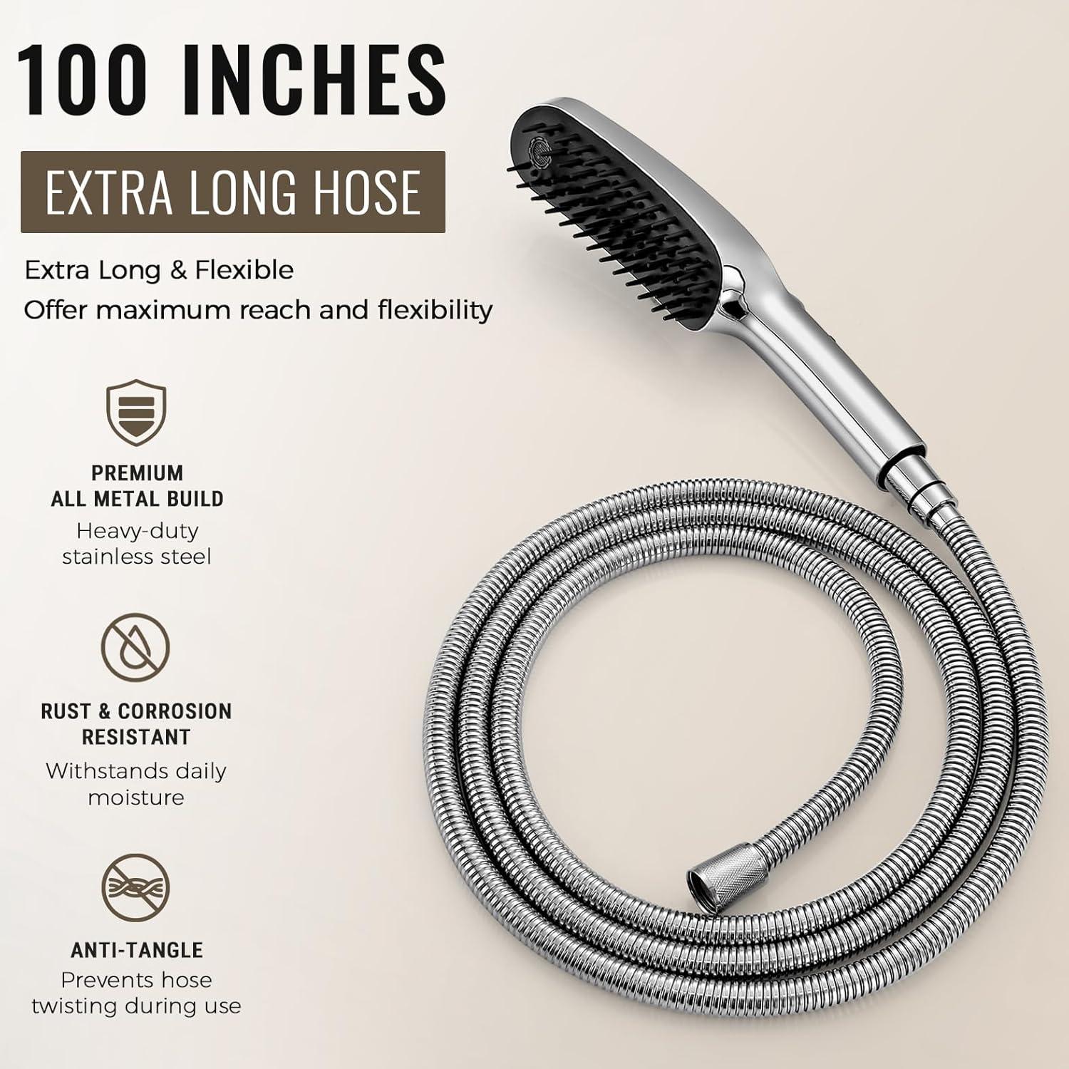 G-Promise Pulverizador de Ducha para Perros 3 Modos 2.54m