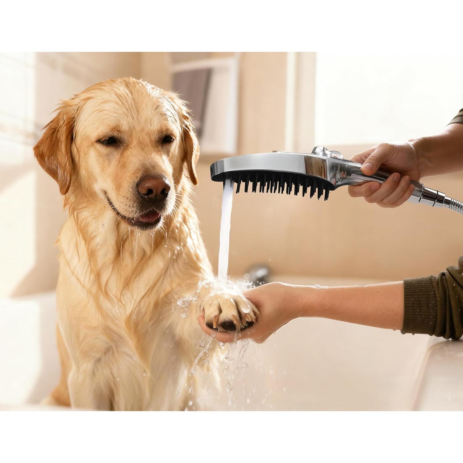 G-Promise Pulverizador de Ducha para Perros 3 Modos 2.54m