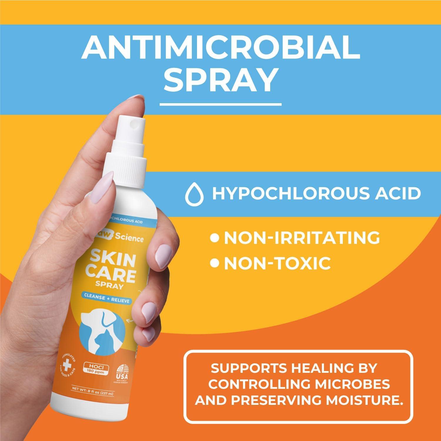 Spray Antiséptico Paw Science para Cuidado de Piel de Mascotas