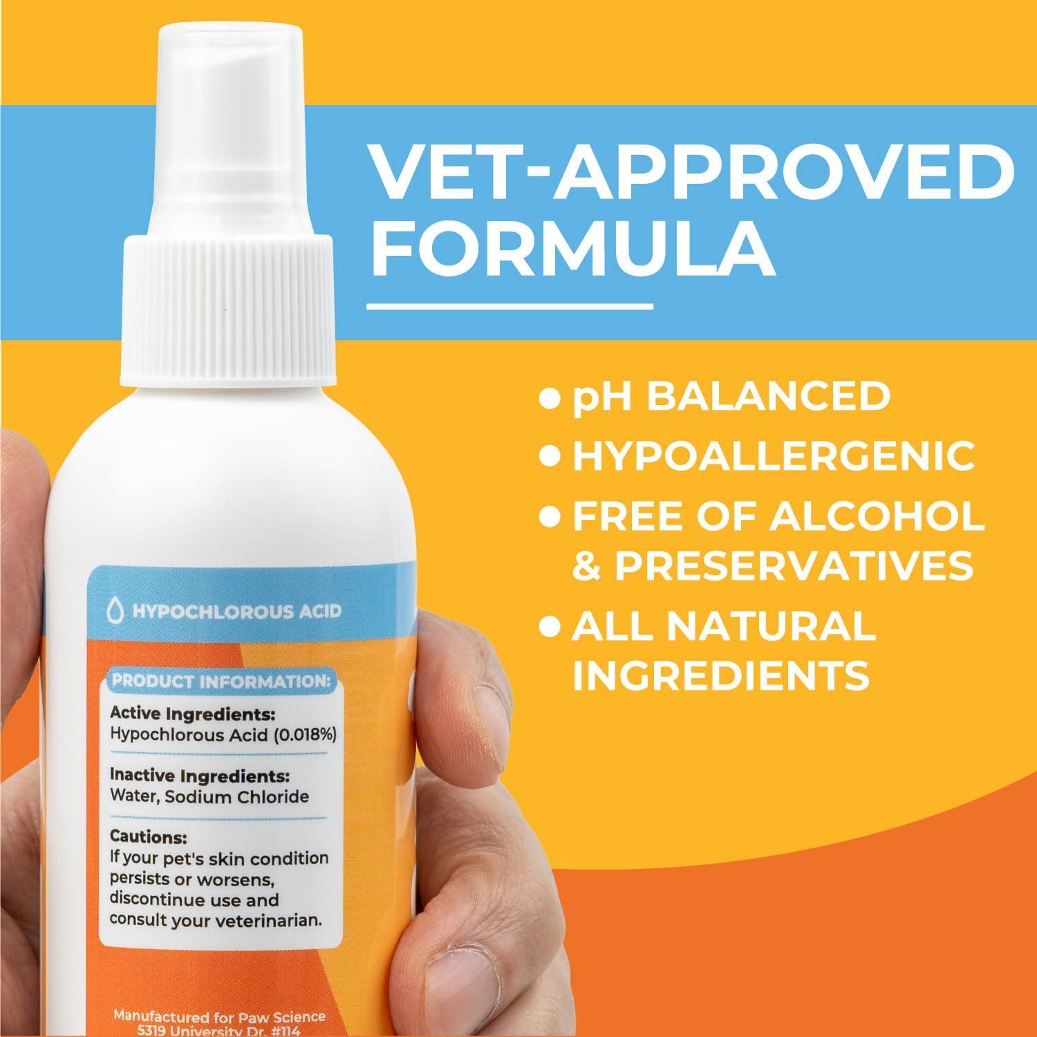 Spray Antiséptico Paw Science para Cuidado de Piel de Mascotas