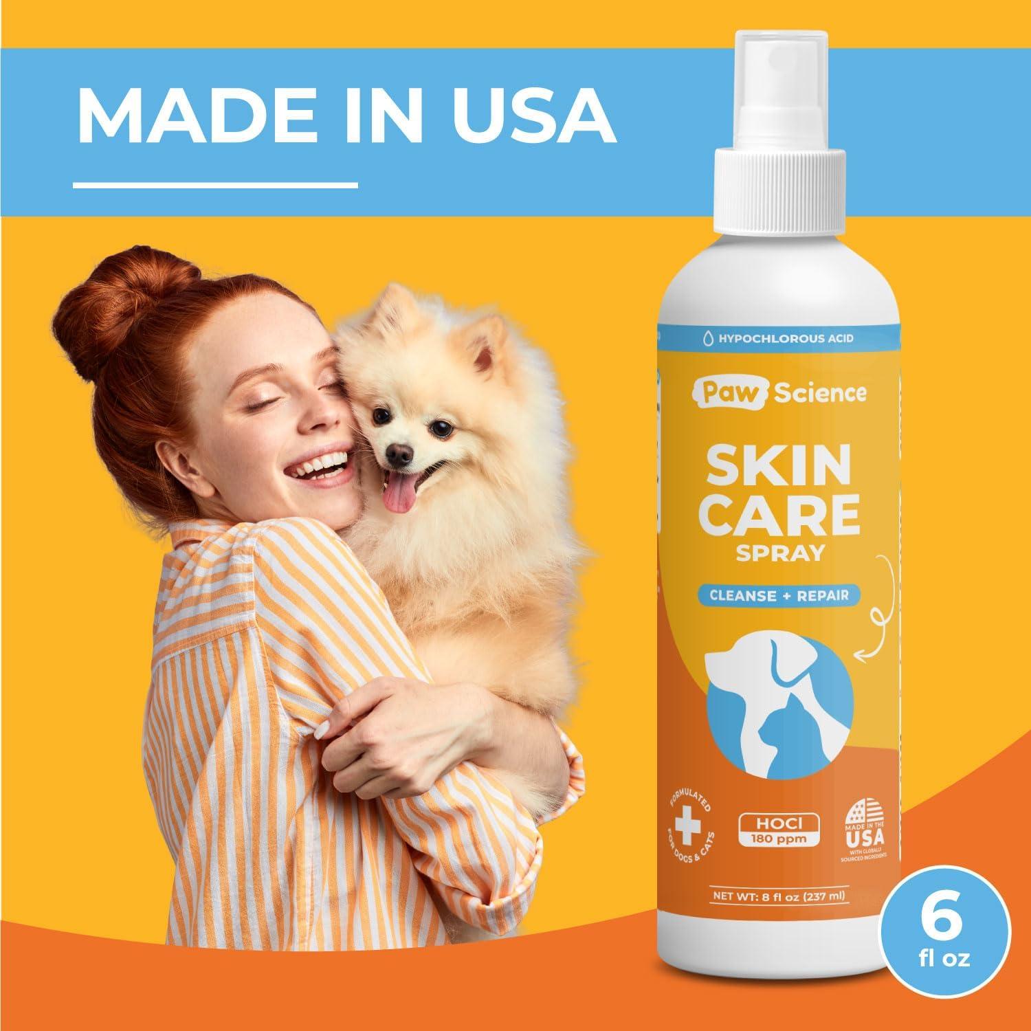Spray Antiséptico Paw Science para Cuidado de Piel de Mascotas