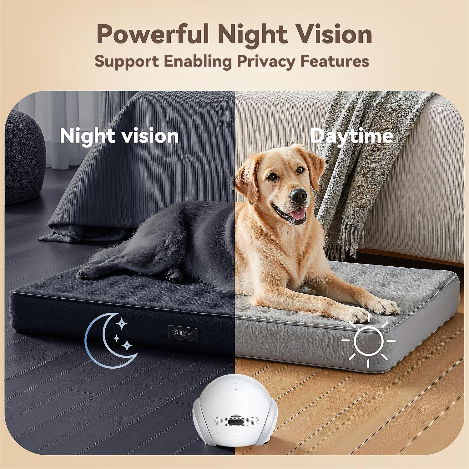 Cámara Robot AEZ Magic S1 1080P HD para Mascotas Interior