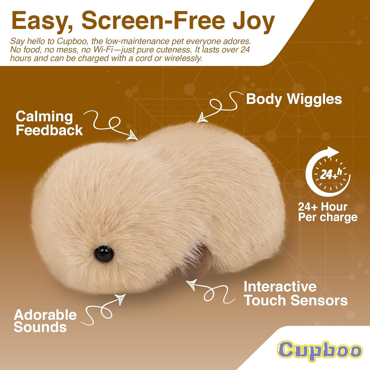Compañero de Peluche Interactivo Cupboo AI - Robot Antiestrés