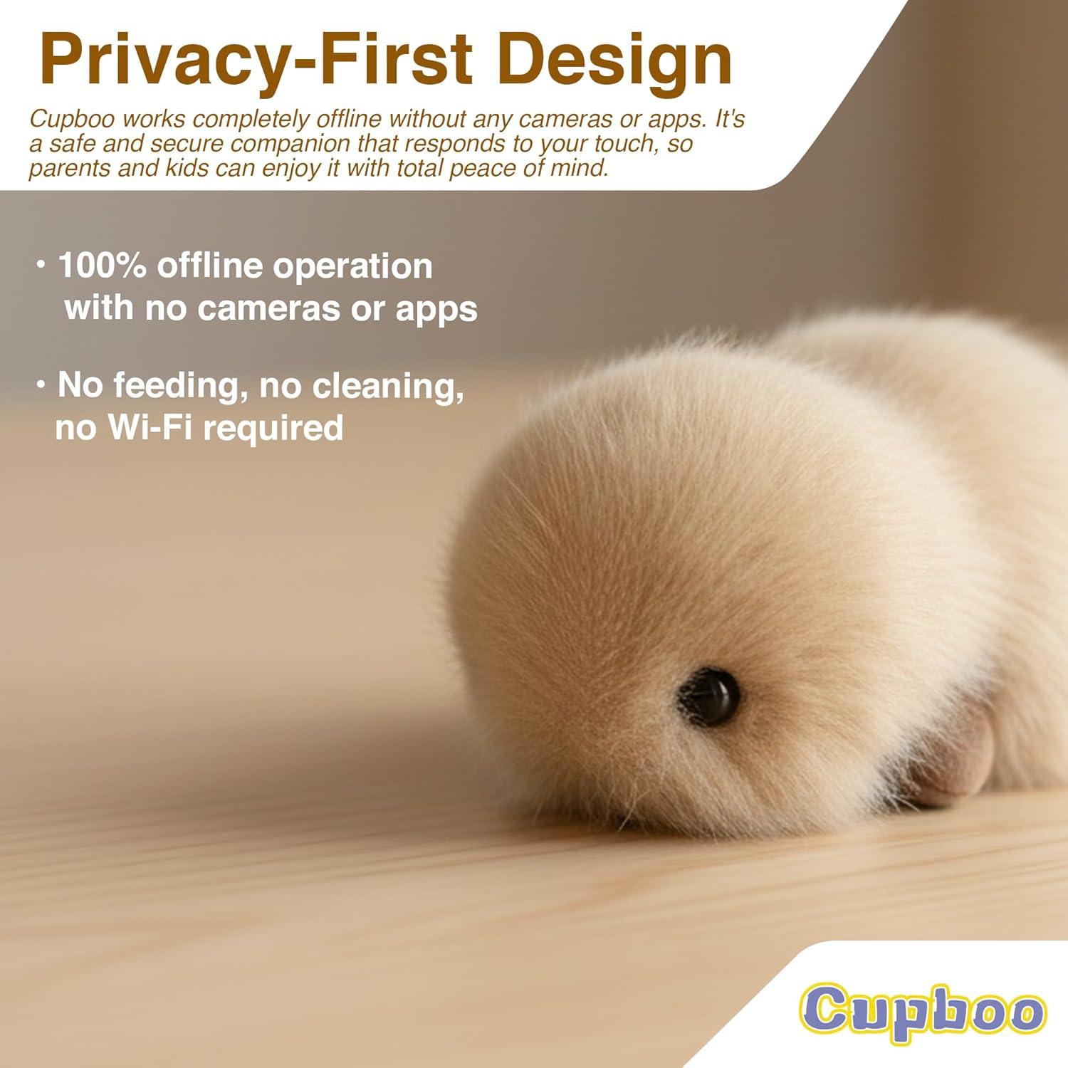 Compañero de Peluche Interactivo Cupboo AI - Robot Antiestrés