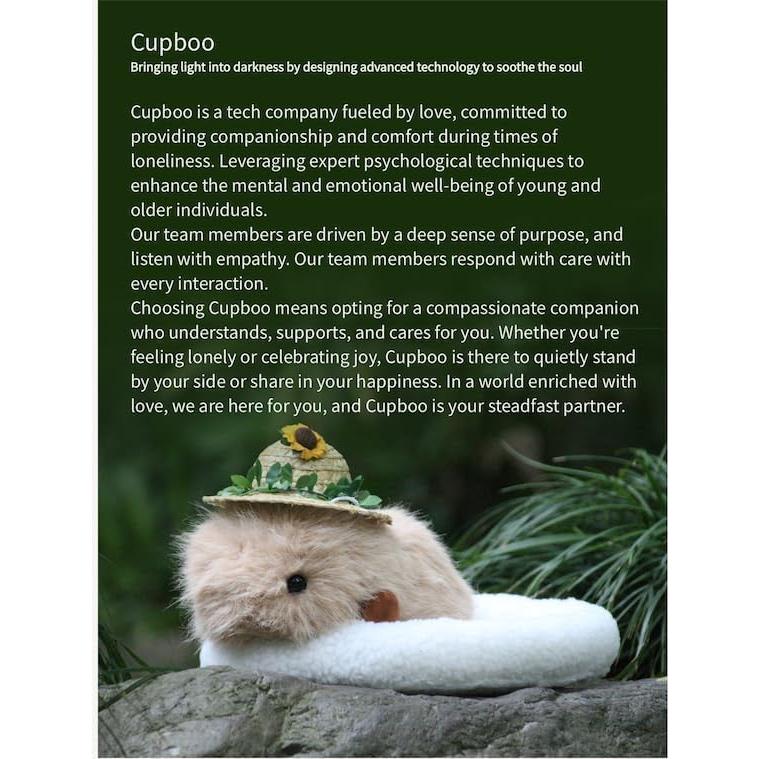 Compañero de Peluche Interactivo Cupboo AI - Robot Antiestrés