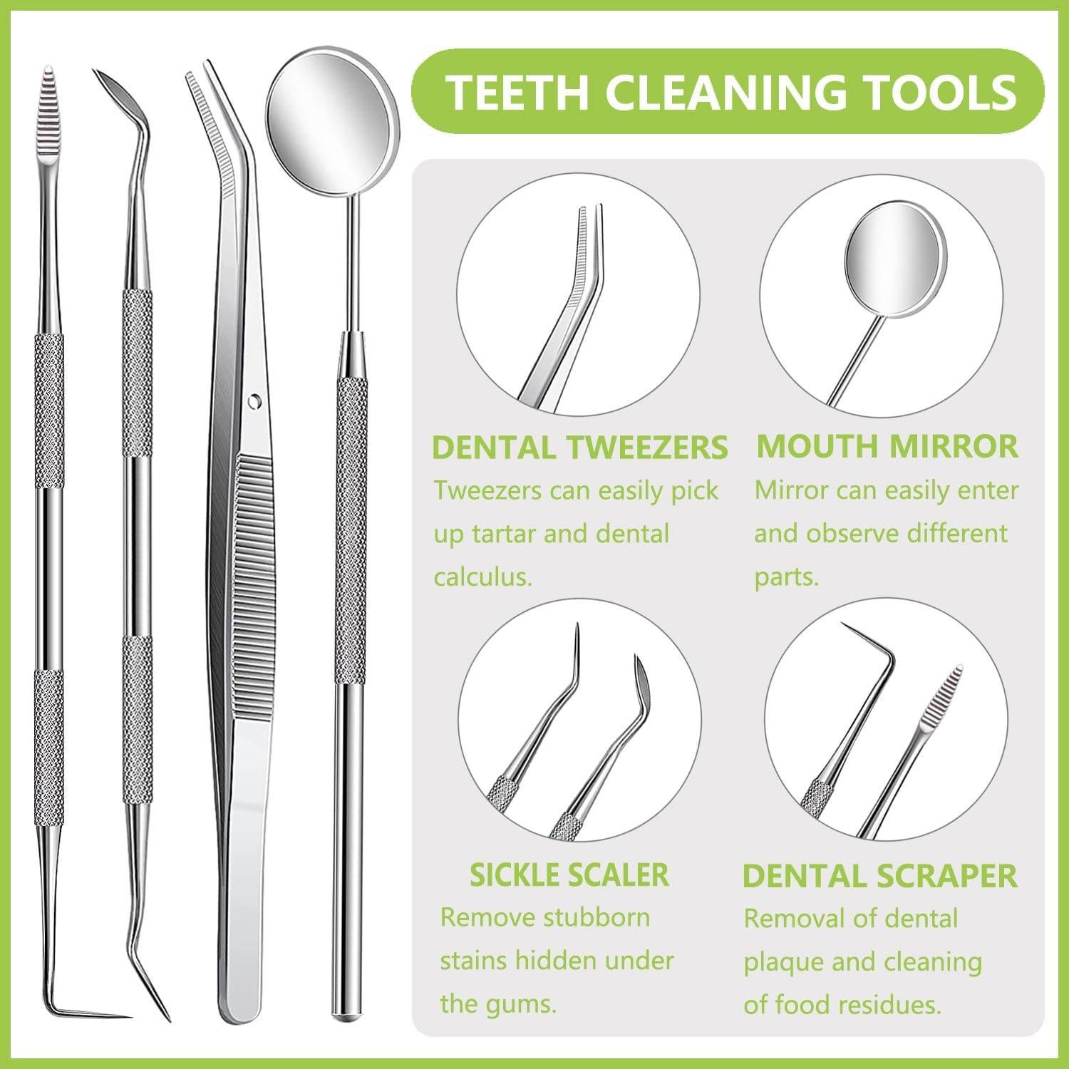 Kit de herramientas dentales para mascotas PARYUNGR 8 piezas