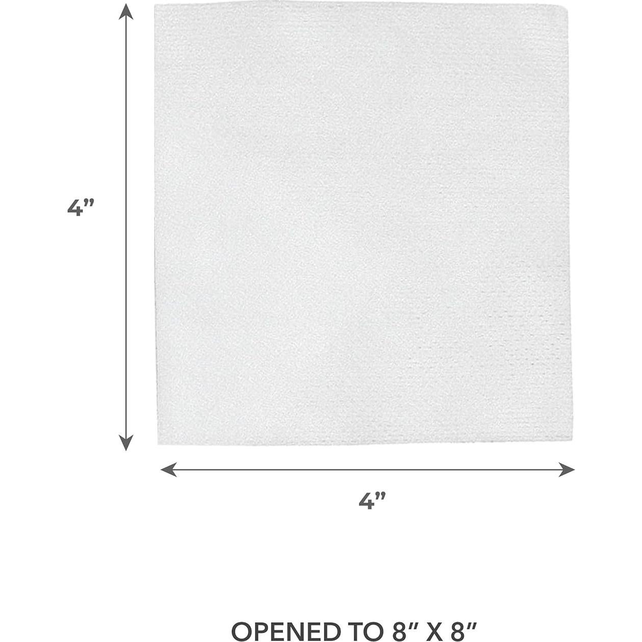 Toallitas de Gasa Sedosa ForPro 4 Capas 10.16 cm 200 Unidades