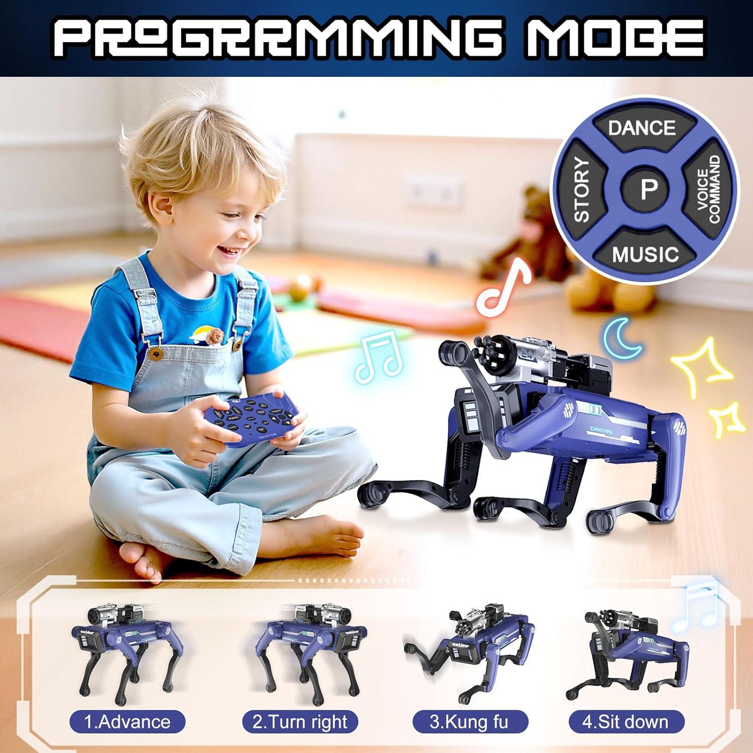 Juguete Interactivo Perro Robot Control Remoto Skyline 1.25kg
