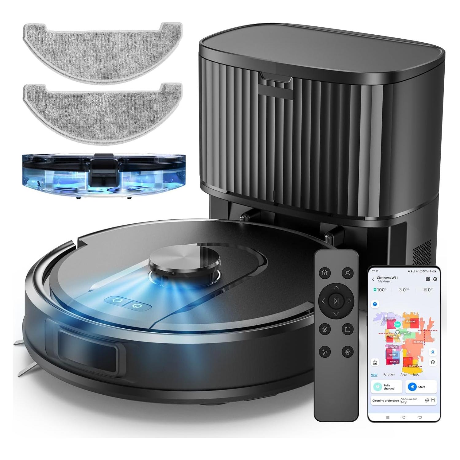 Aspiradora Robot Vexilar W11 con Autovaciado y Navegación LiDAR