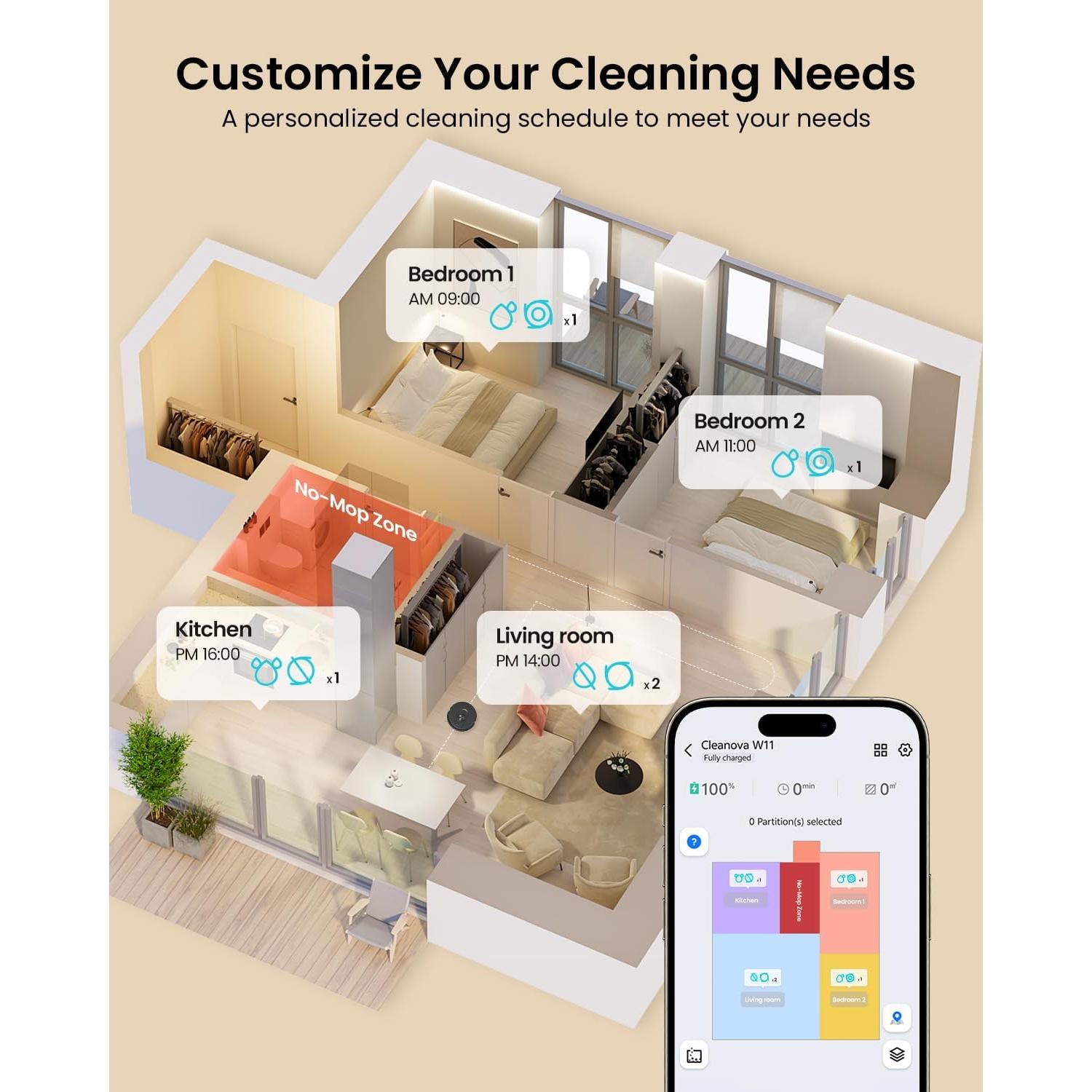 Aspiradora Robot Vexilar W11 con Autovaciado y Navegación LiDAR