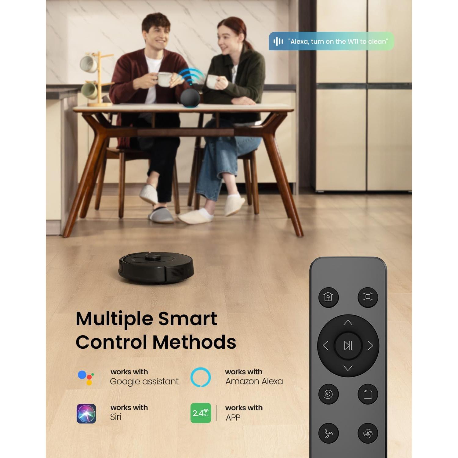 Aspiradora Robot Vexilar W11 con Autovaciado y Navegación LiDAR