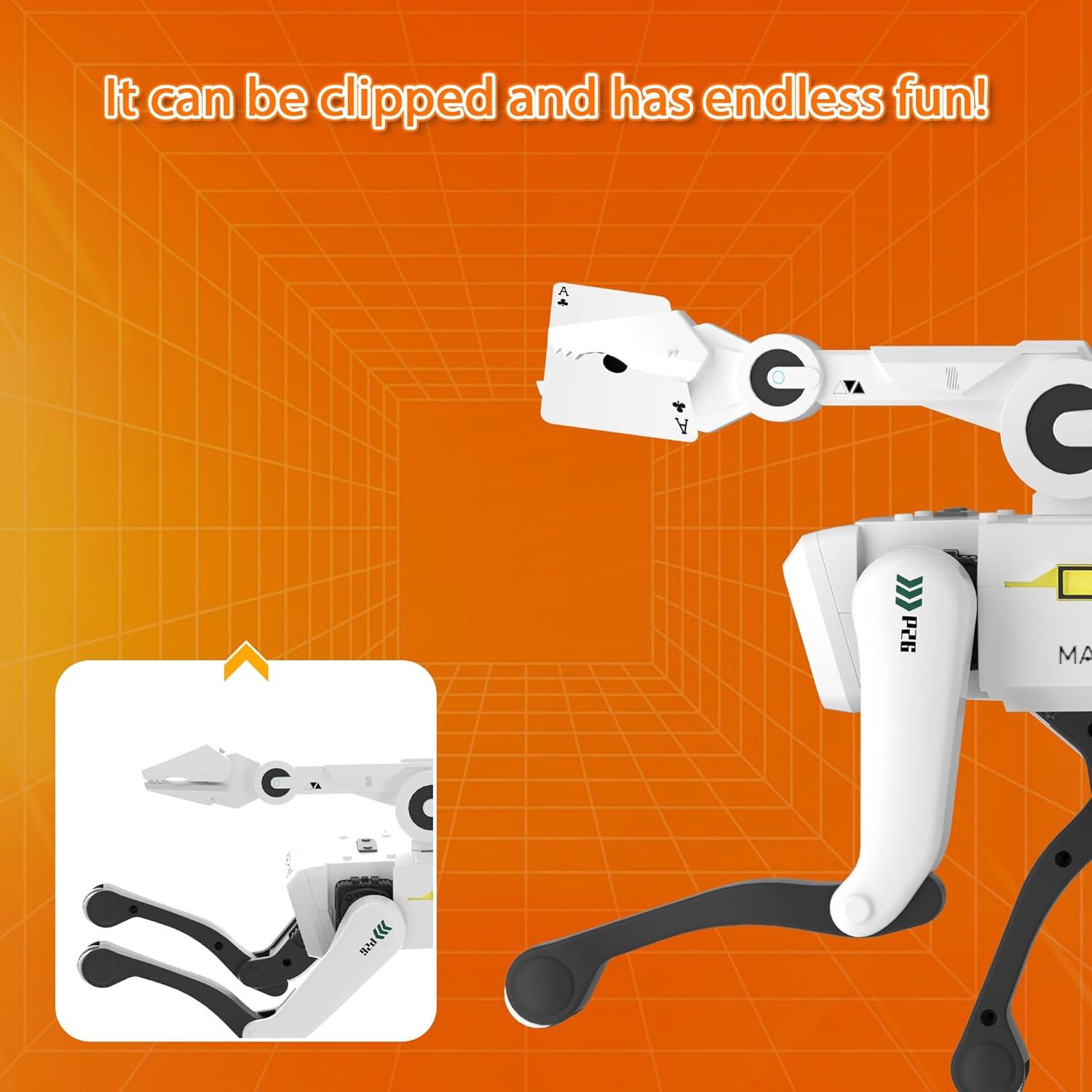 Perro Robot Interactivo Dingdongwu - 30+ Acciones, Control Remoto y Voz