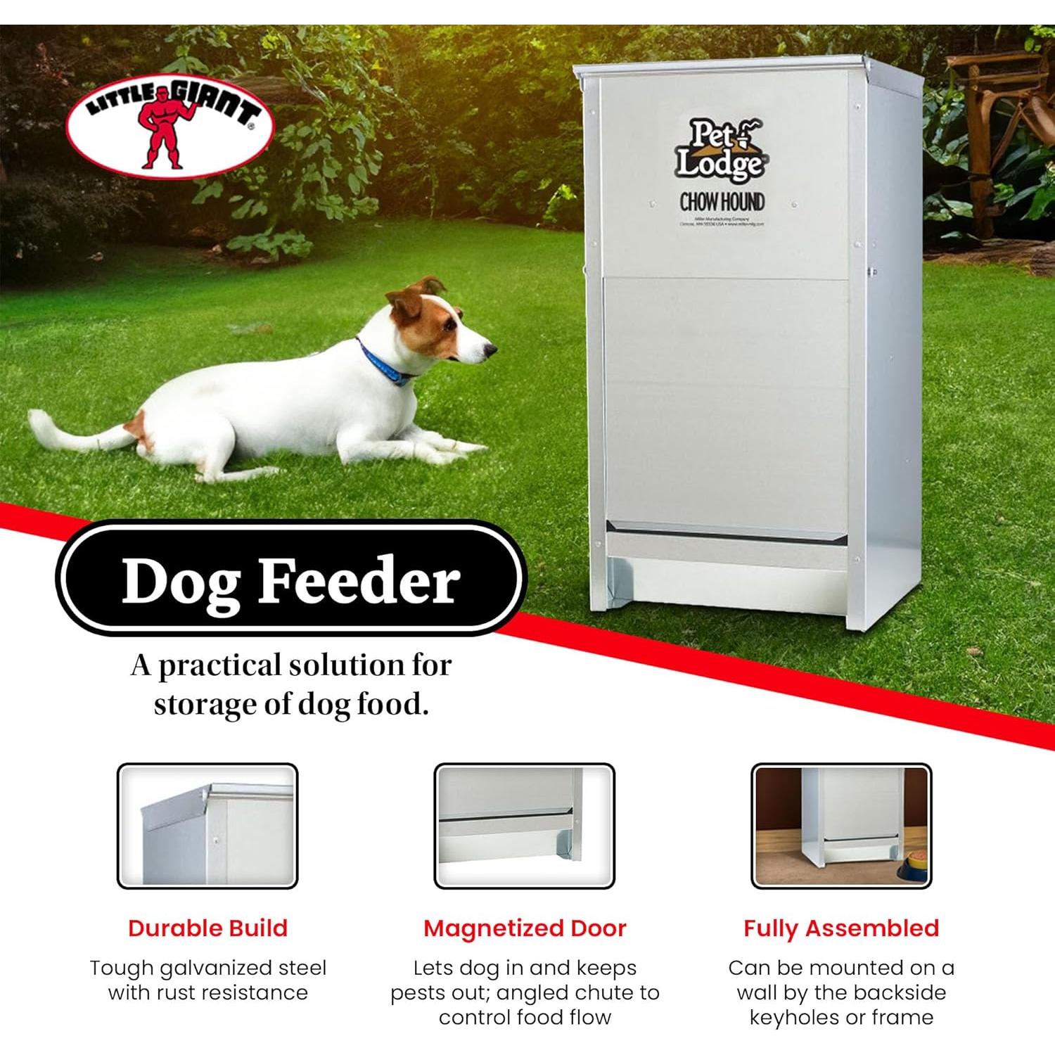 Alimentador Automático para Perros Little Giant Chow Hound 11.34kg