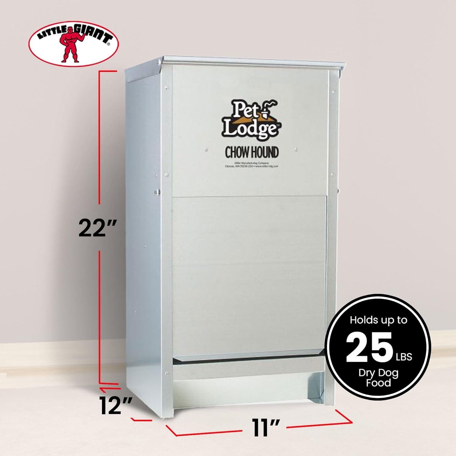 Alimentador Automático para Perros Little Giant Chow Hound 11.34kg