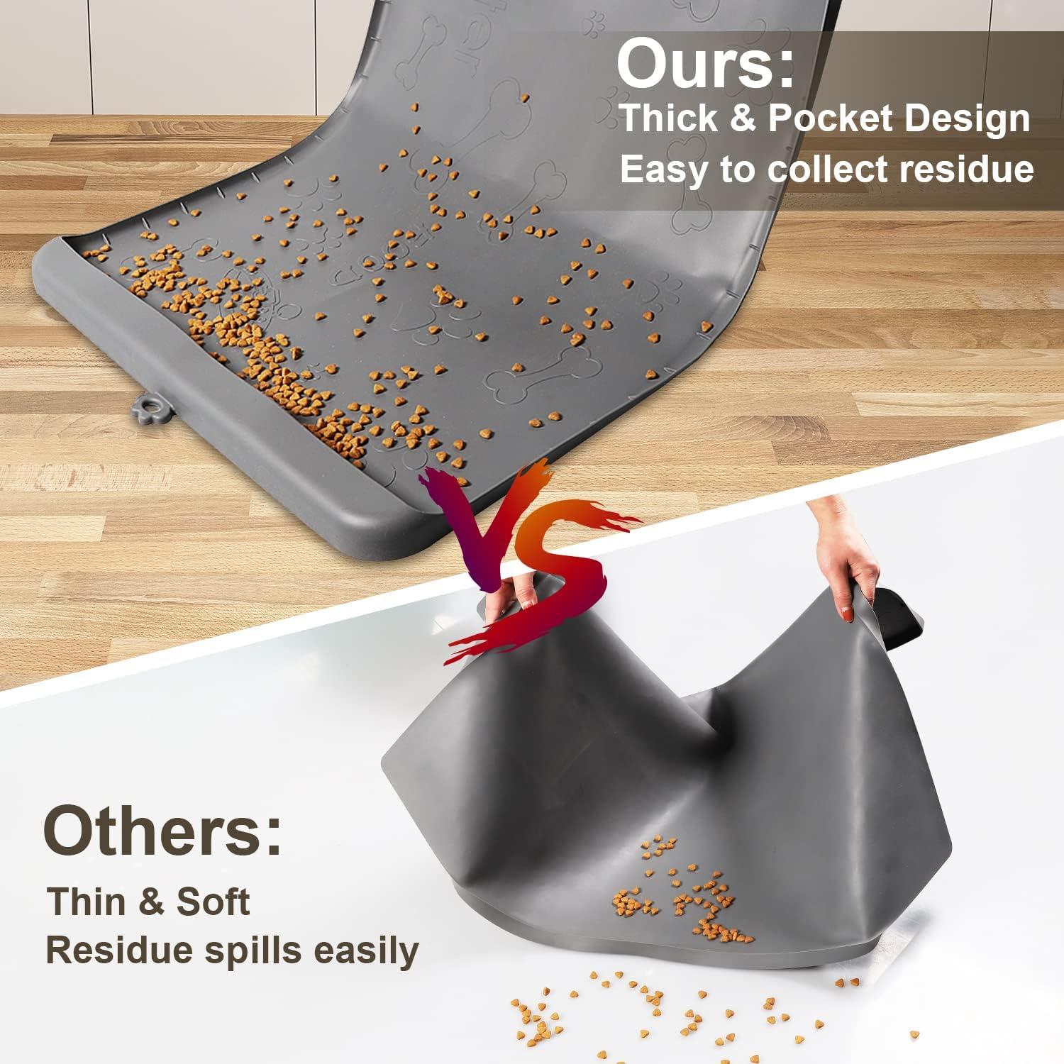 Alfombrilla de Silicona para Comida de Perro Carry360 91x61cm