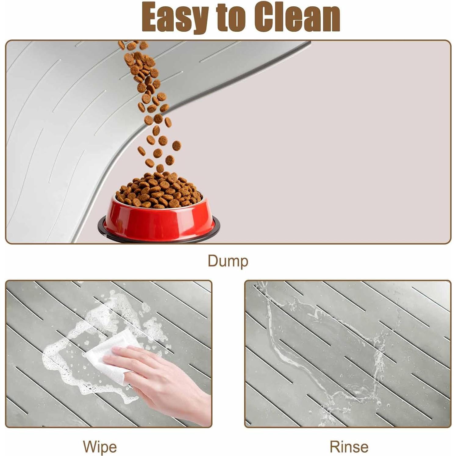 Alfombrilla de Silicona Extra Grande LOGIFTVE 100x75cm Gris