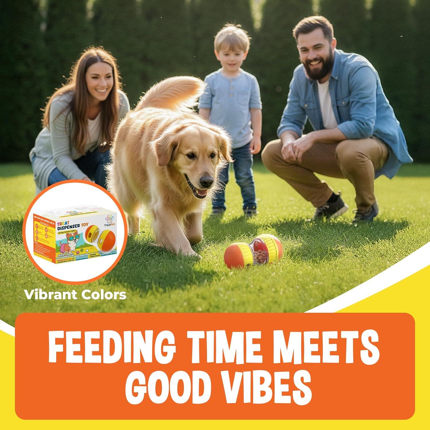 Juguete dispensador de golosinas TRECKPET - Rompecabezas para perros