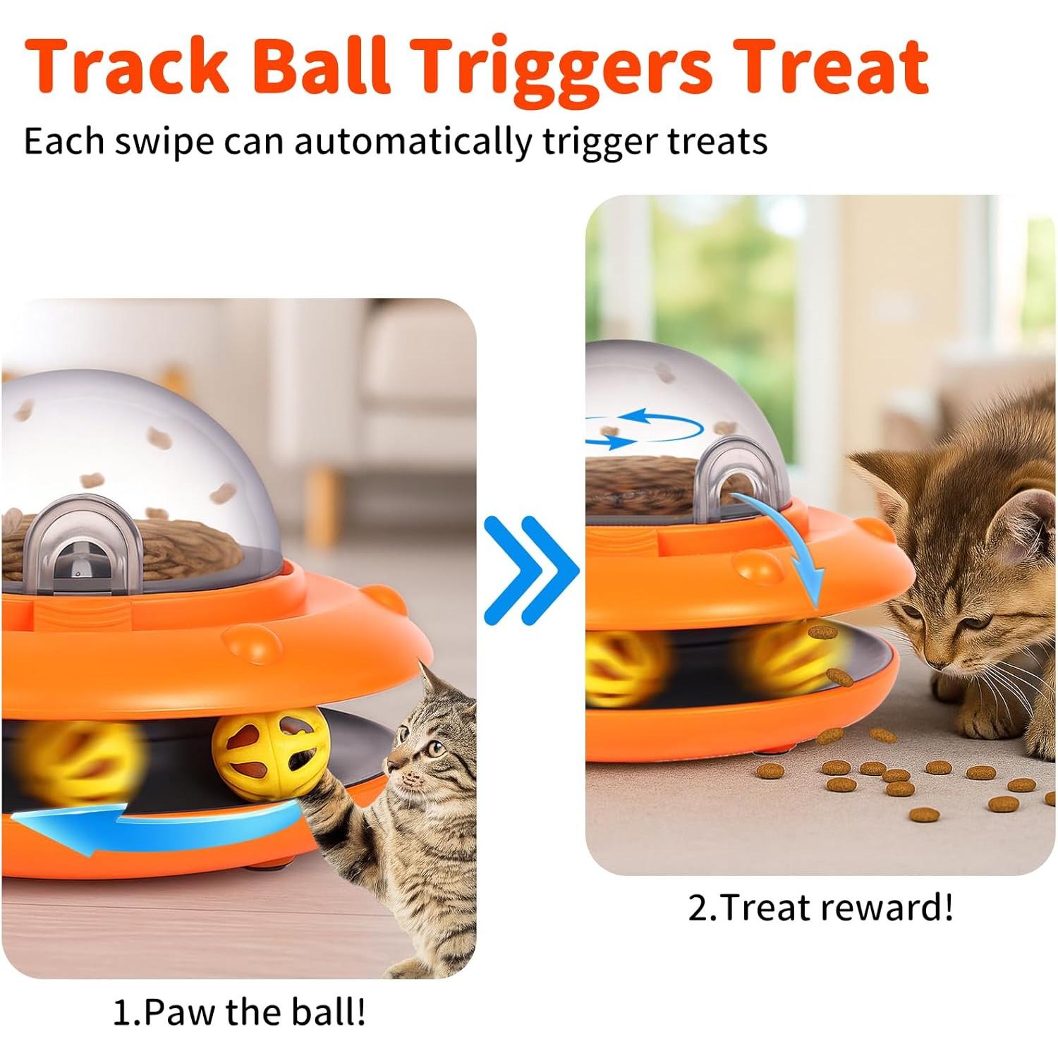 Juguete Interactivo Automático JoyBruko para Perros y Gatos