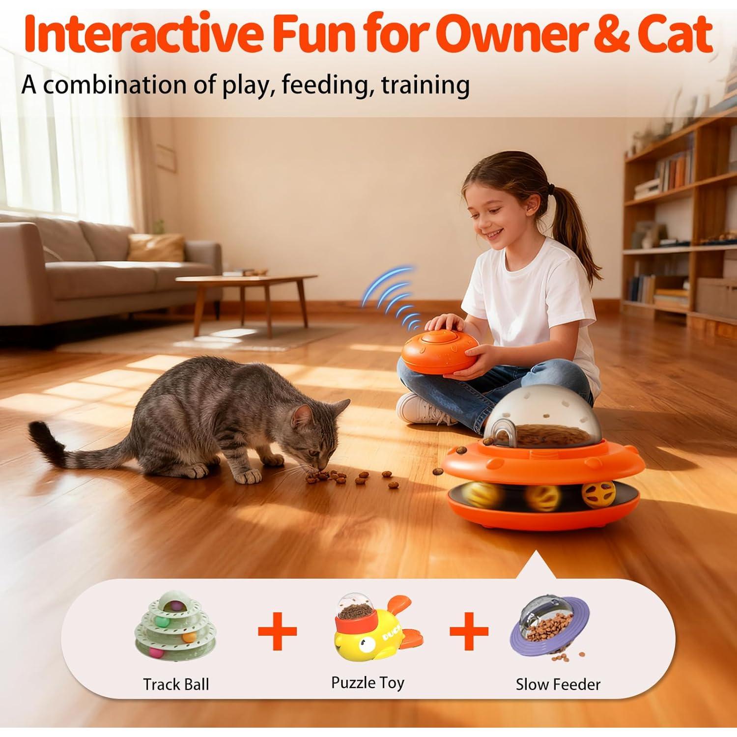 Juguete Interactivo Automático JoyBruko para Perros y Gatos