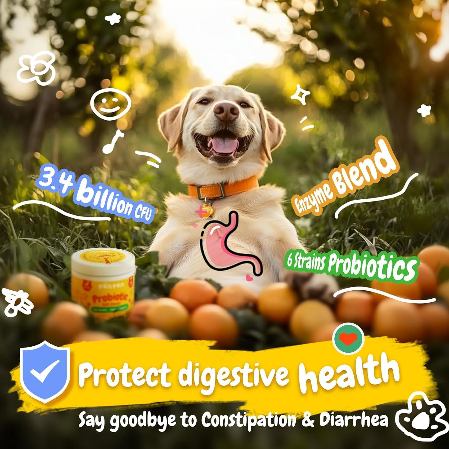 Probioticos para Perros PENPEN 50 Masticables Salud Digestiva