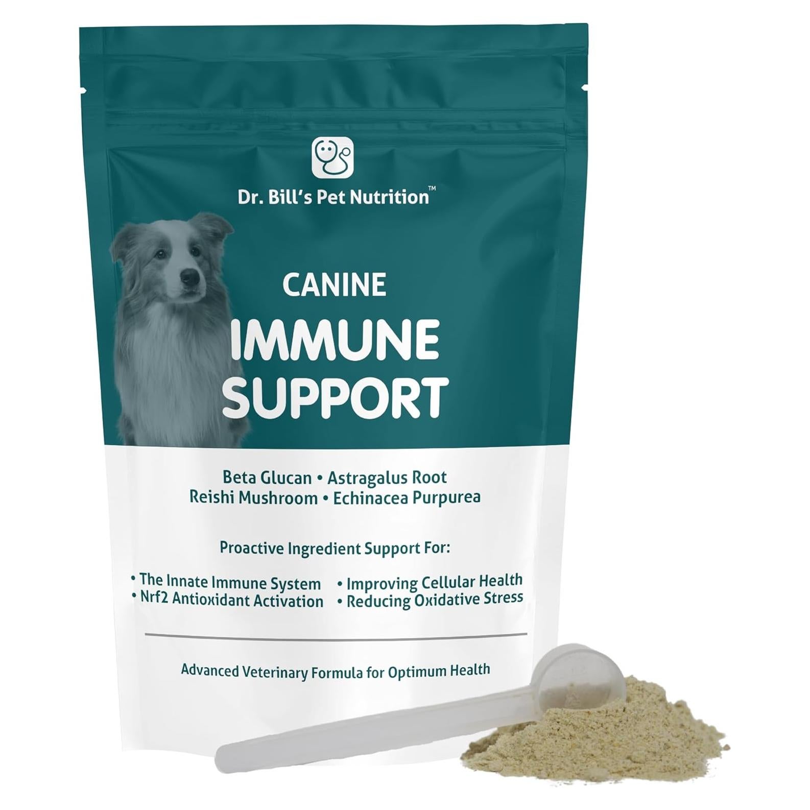 Suplemento Inmunológico Dr. Bill para Perros 180g - Calostro, Zinc