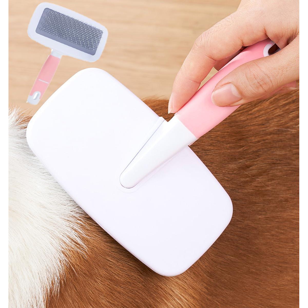 Kit de Aseo para Mascotas Pequeñas GEBER 9 Piezas Rosa