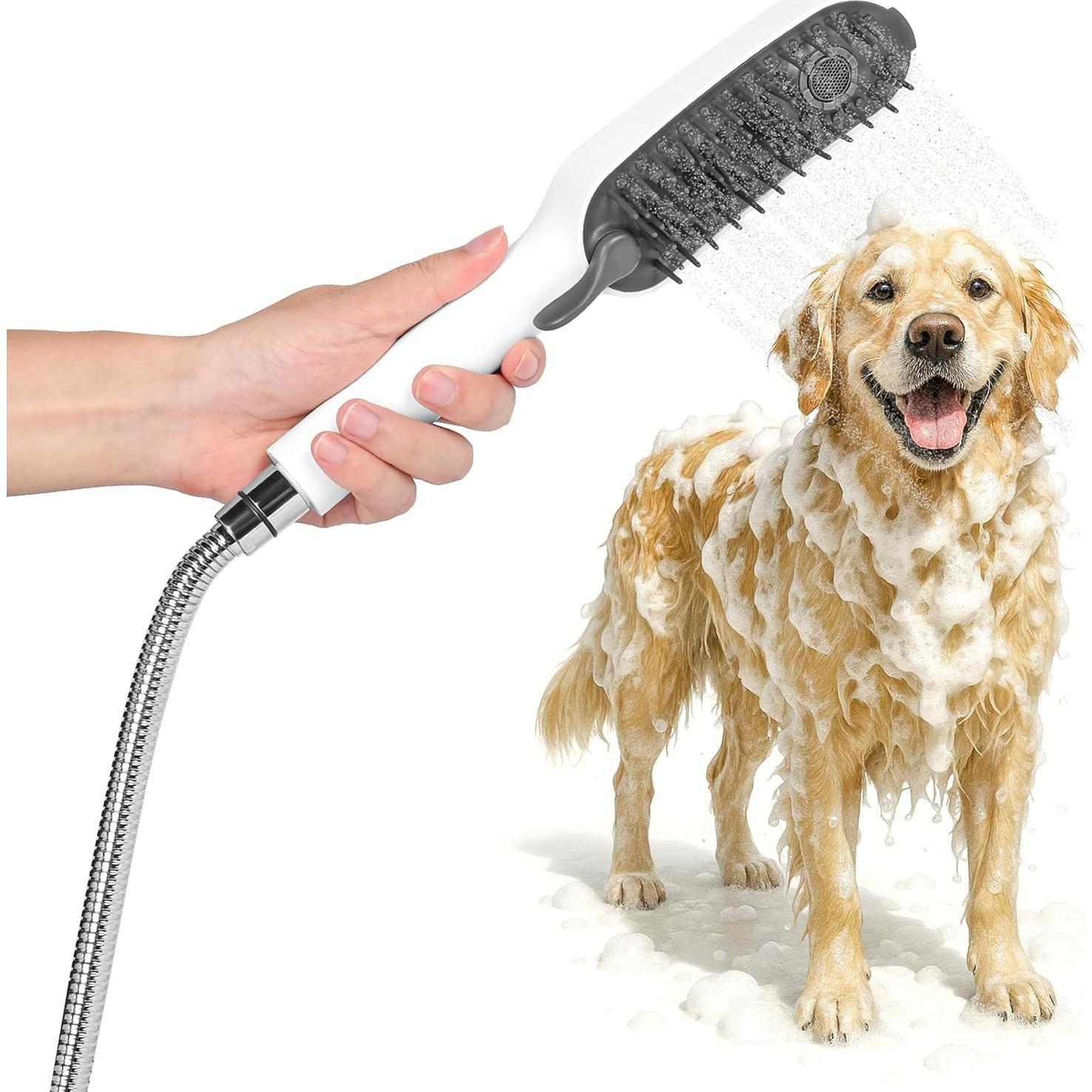 Accesorio de Ducha para Perros GROSNO con Manguera 2.44m